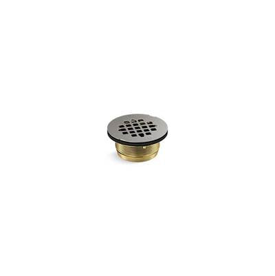 Kohler K-22675-BS - Round Brass Shower Receptor Drain