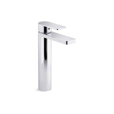 Kohler K-23475-4-CP - Parallel Tall Single-Handle Bathroom Sink Faucet, 1.2 Gpm