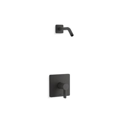 Kohler K-TLS23503-4-BL - Parallel Rite-Temp Shower Trim Set
