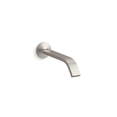 Kohler K-T23888-BN - Components Wall-Mount Bathroom Sink Faucet Spout With Ribbon Design, 1.2 Gpm