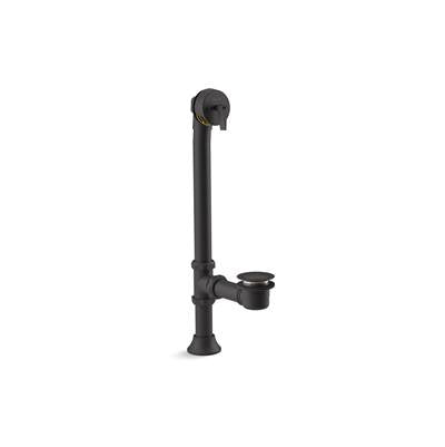 Kohler K-7178-BL - Iron Works Decorative 1-1/2 In. Adjustable Pop-Up Bath Drain For 5' Whirlpool With Tailpiece