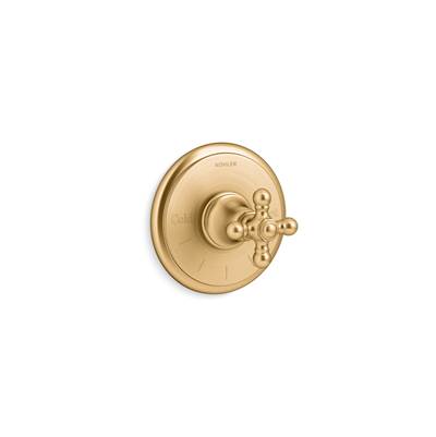 Kohler K-T72769-3-2MB - Artifacts Mastershower Temperature Control Valve Trim With Cross Handle
