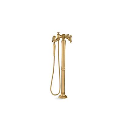 Kohler K-T72790-9M-2MB - Artifacts Floor-Mount Bath Filler Trim With Handshower