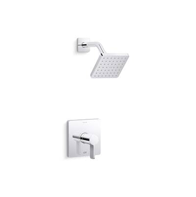 Kohler K-TS23503-4G-2MB - Parallel Rite-Temp Shower Trim Kit With Lever Handle 1.75 Gpm