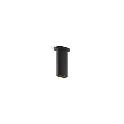 Kohler K-26325-BL - Statement 5 In. Ceiling-Mount Two-Function Rainhead Arm And Flange