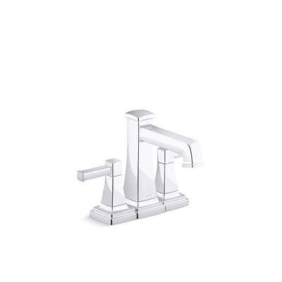 Kohler K-27398-4N-CP - Riff Centerset Bathroom Sink Faucet 0.5 Gpm