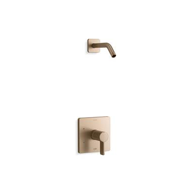 Kohler K-TLS23503-4-BV - Parallel Rite-Temp Shower Trim Kit Without Showerhead