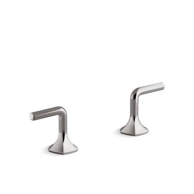 Kohler K-27018-4-TT - Occasion Deck-Mount Bath Faucet Handles With Lever Design