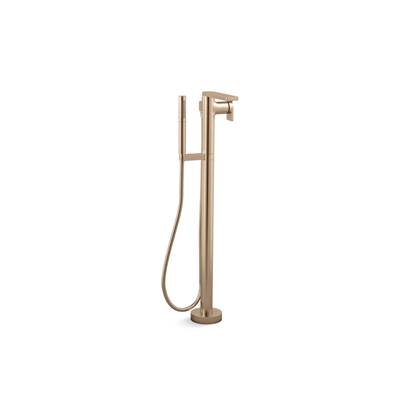 Kohler K-T73087-4-BV - Composed Floor-Mount Bath Filler Trim With Handshower