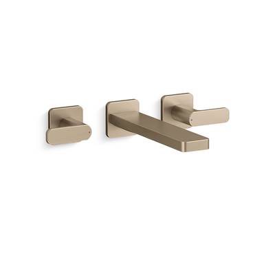Kohler K-T23491-4-BV - Parallel Wall-Mount Bath Faucet Trim