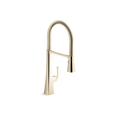 Kohler K-22060-AF - Graze Semi-Professional Kitchen Sink Faucet With Three-Function Sprayhead