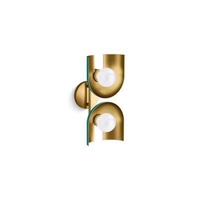Kohler K-31783-SC02-6GL - Jabot Two-Light Sconce