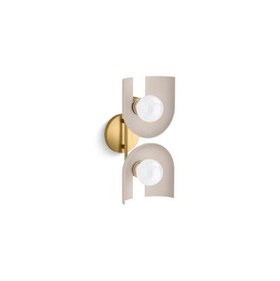 Kohler K-31783-SC02-SLG - Jabot Two-Light Sconce