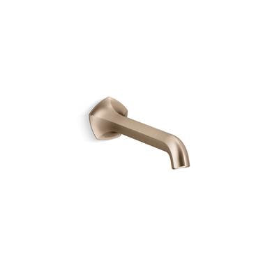Kohler K-T27011-ND-BV - Occasion Wall-Mount Bathroom Sink Faucet Spout With Straight Design 1.2 Gpm