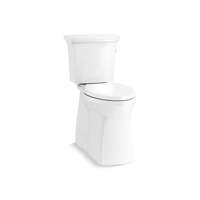 Kohler K-33813-0 - Corbelle Tall Two-Piece Elongated Toilet With Skirted Trapway 1.28 Gpf