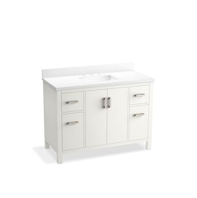 Kohler K-40640-BD1-0 - Kresla 48 In. Bathroom Vanity Cabinet With Sink And Quartz Top