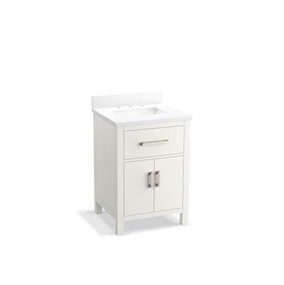 Kohler K-40637-BD1-0 - Kresla 24 In. Bathroom Vanity Cabinet With Sink And Quartz Top