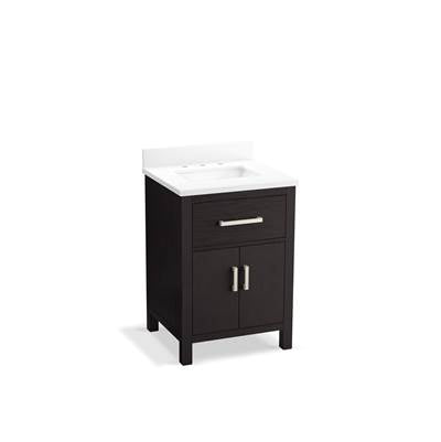 Kohler K-40637-BD1-BWK - Kresla 24 In. Bathroom Vanity Cabinet With Sink And Quartz Top
