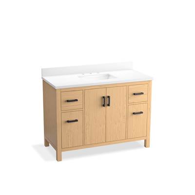 Kohler K-40640-BD1-WEK - Kresla 48 In. Bathroom Vanity Cabinet With Sink And Quartz Top
