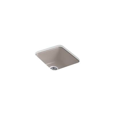 Kohler K-6584-TRF - Iron/Tones 17 In. Top-/Undermount Single-Bowl Bar Sink