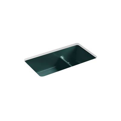 Kohler K-6625-17 - Iron/Tones Smart Divide 33 In. Top-/Undermount Double-Bowl Kitchen Sink