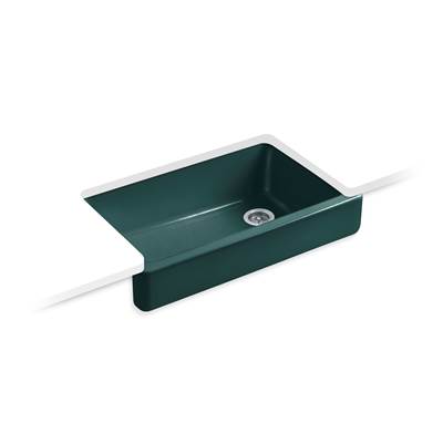 Kohler K-6488-17 - Whitehaven 35-1/2 In. Undermount Single-Bowl Farmhouse Kitchen Sink