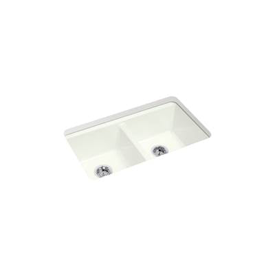 Kohler K-8679-5UA1-NY - Riverby 33 In. Undermount Double-Bowl Kitchen Sink