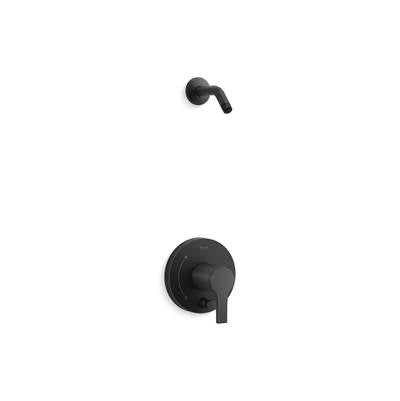 Kohler K-TLS35327-4-BL - Elate Rite-Temp Bath And Shower Trim Kit With Push-Button Diverter Without Showerhead