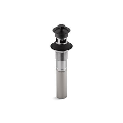 Kohler K-7127-A-BL - Bathroom Sink Drain With Overflow And Non-Removable Metal Stopper