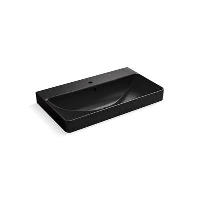 Kohler K-2749-1-7 - Vox Rectangle Vessel Bathroom Sink With Single Faucet Hole