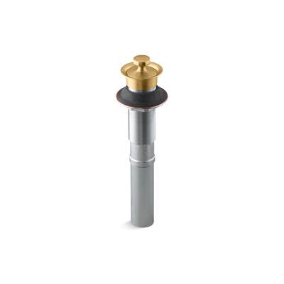 Kohler K-7127-2MB - Bathroom Sink Drain With Non-Removable Metal Stopper And Without Overflow