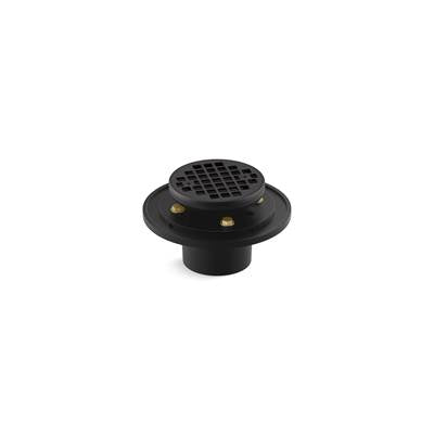 Kohler K-22671-BL - Clearflo Round Brass Tile-In Shower Drain