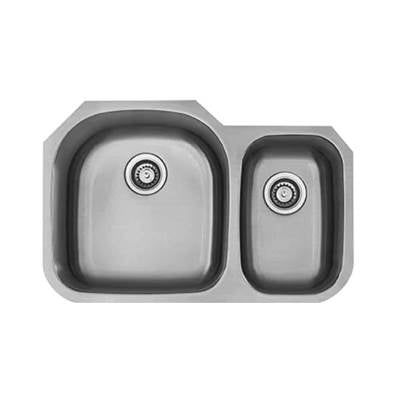 Lenova SS-CL-D13L - Undermount Double Bowl 31-3/8'' X 20-1/2'' X 9/7''