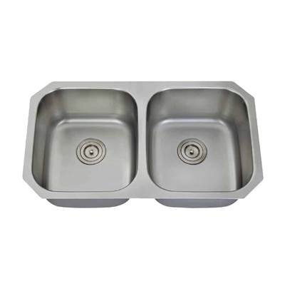 Lenova SS-CL-D30 - Undermount Double Bowl 29-1/8'' X 18-1/2'' X 8''