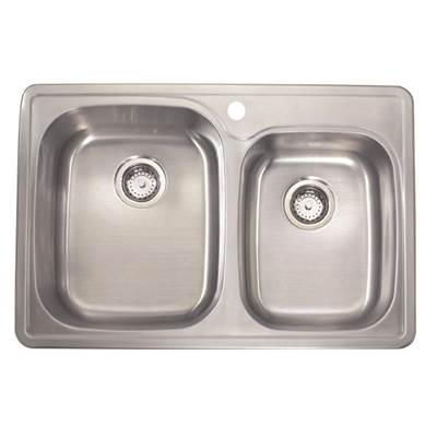 Lenova SS-TM-33918-1H - Drop In Stainless Steel Sink