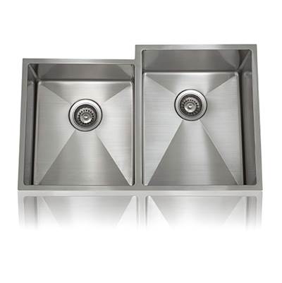 Lenova SS-12Ri-D2R - Lenova 1/2 Radius Stainless Steel Sinks