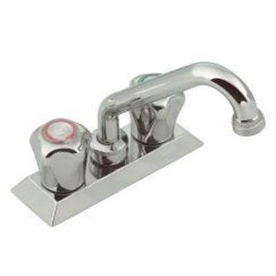 Moen 4872 - Ii Chrome Two-Handle Low Arc Centreset Laundry Faucet