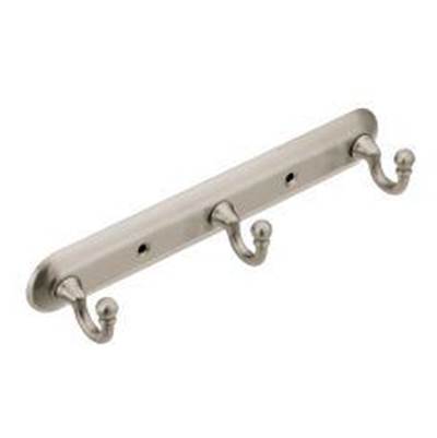 Moen 7603BN - Yorkshire Triple Robe Hook Bn