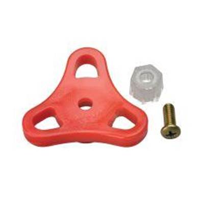 Moen M3343 - Handle Red, Emco Lndry W/Insert