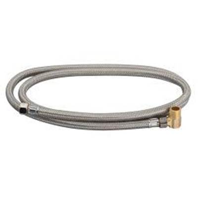 Moen M4125BK - Conn,3/8Cx3/8Mip El X60''Dshwhr