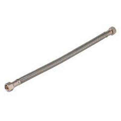 Moen M4145BK - Connector,Ss,Braided 3/8X3/8X12''