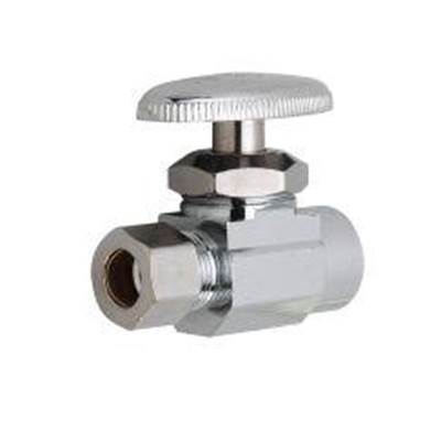 Moen M4790 - Vlv,Str,1/2 Swtx3/8Comp,Cp Br