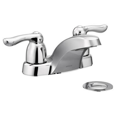Moen 4925 - Chateau Chrome Two-Handle Low Arc Bathroom Faucet