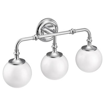 Moen YB0563CH - Colinet Three Globe Light Ch