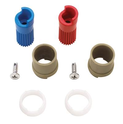 Moen 97479 - Stem Extension Kit, Hot And Cold Side, Monticello Widespread In Red And Blue