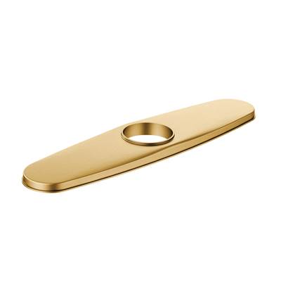 Moen 141002BG - Align 10.27 In. X 2.45 In. Escutcheon Plate In Brushed Gold