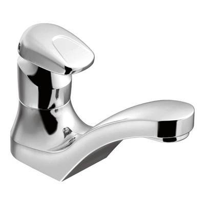 Moen 8884 - Commercial M-Press Single-Mount Metering Bathroom Sink Faucet .5 Gpm, Chrome