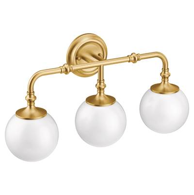 Moen YB0563BG - Colinet Three Globe Light Bg