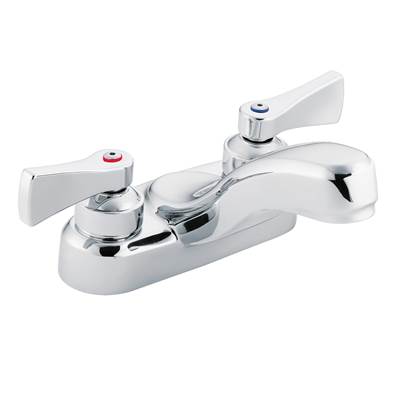 Moen 8210SMF12 - M-Dura Chrome Two-Handle Lavatory Faucet