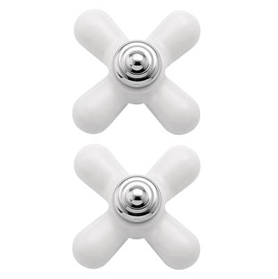 Moen 97434 - Monticello Porcelain/Chrome Replacement Handle Knob Insert